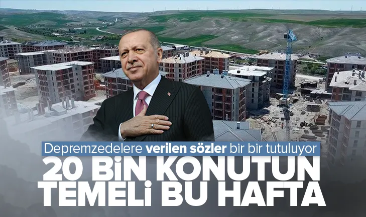 Depremzedelere verilen sözler bir bir hayata geçiyor