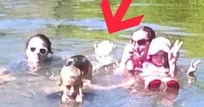 Denizde verdikleri poza bakınca şoke oldular! Bilim insanları açıklayamadı