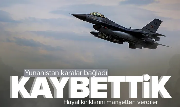 Yunan medyası manşetten verdi: Kaybettik