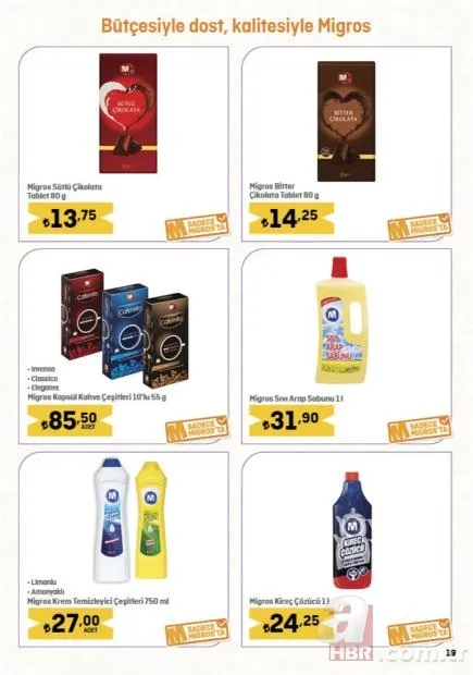 MİGROS 20 Aralık indirim kataloğu yayınladı! Migros’ta bütün piliç 58,90 TL, 5L sıvı yağ 164,90 TL, 2,5 kg pilavlık pirinç 82,90 TL… 13