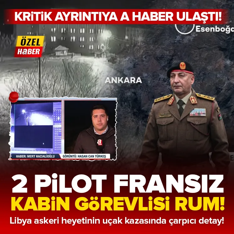 Uçak kazasında çarpıcı detay A Haber’de!