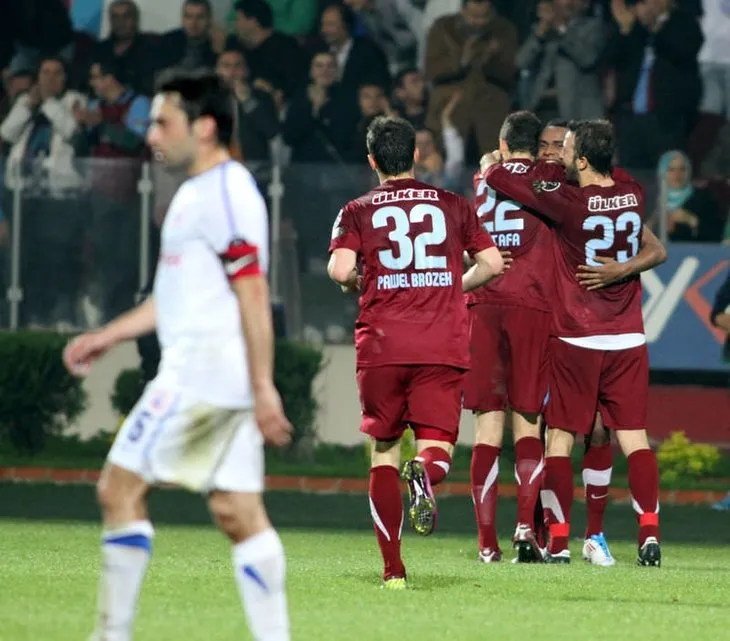 Trabzonspor-İBB Spor maçından kareler