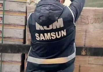 Samsun'da 1 ton etil alkol ele geçirildi