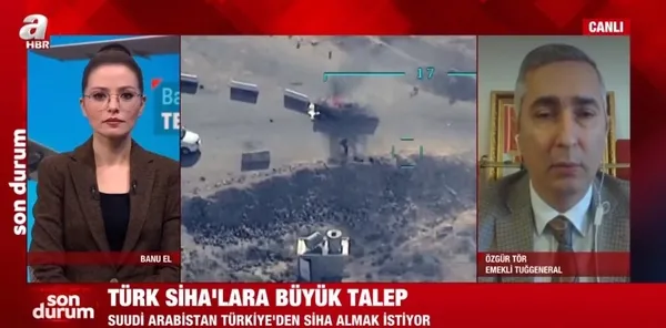 Suudi Arabistan’a SİHA satmak riskli mi? Emekli Tuğgeneral Özgür Tör A Haber’de değerlendirdi