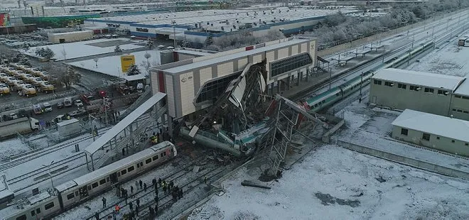 Son dakika: Ankara’da tren kazası! Yüksek Hızlı Tren, klavuz tren ile çarpıştı!