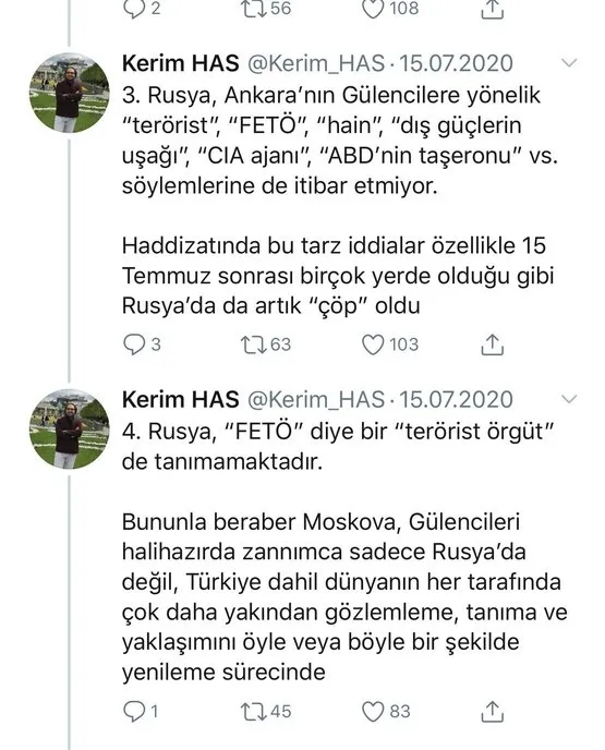 FETÖ’nün Rusya imamı Kerim Has’ı uzman olarak lanse ettiler!