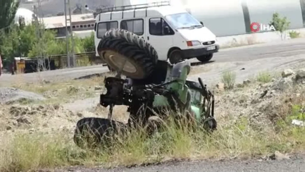 Oltu'da feci trafik kazası
