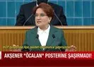 Akşener Öcalan posterine şaşırmadı!