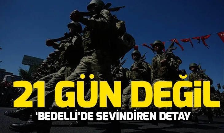 Bedelli askerlere yol izni müjdesi