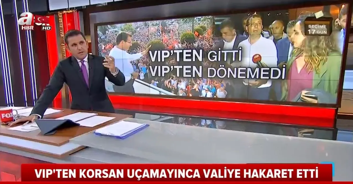 FOX Haber sunucusu Fatih Portakal İmamoğlu'nun Ordu valisine hakaretini neden yayınlamadı? |Video