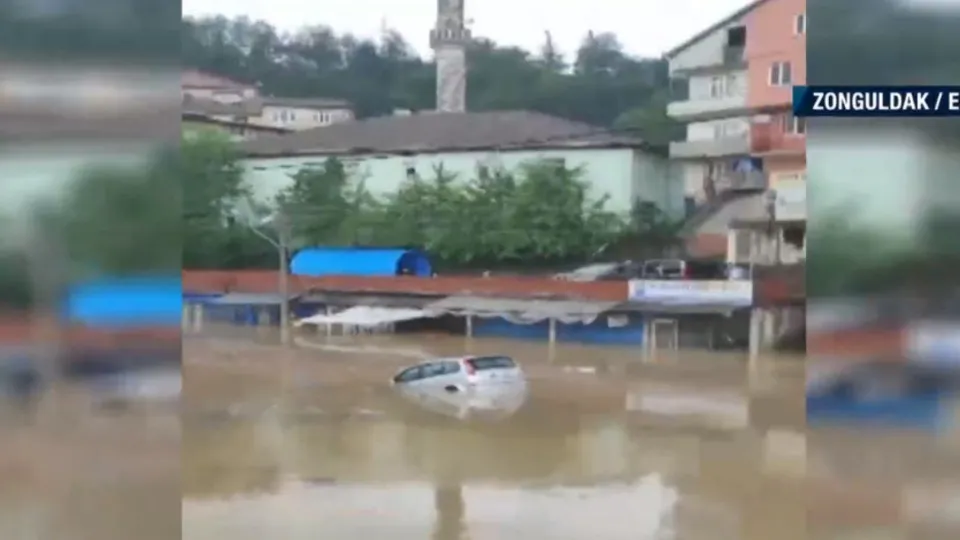 Zonguldak'ta sağanak sonrası sel