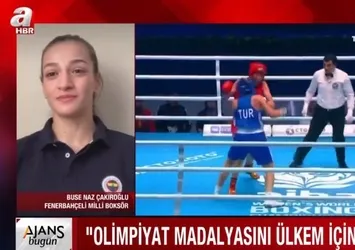 Tarihe geçen Buse Naz Çakıroğlu A Haber'e konuştu! Tokyo'dan madalya ile döneceğiz