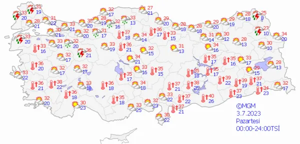 1688229383500.png Sıcaklıklar bir anda yükselecek! İstanbul Ankara ve İzmir kavrulacak! Meteoroloji'den 5 günlük hava tahmin raporu... - 4