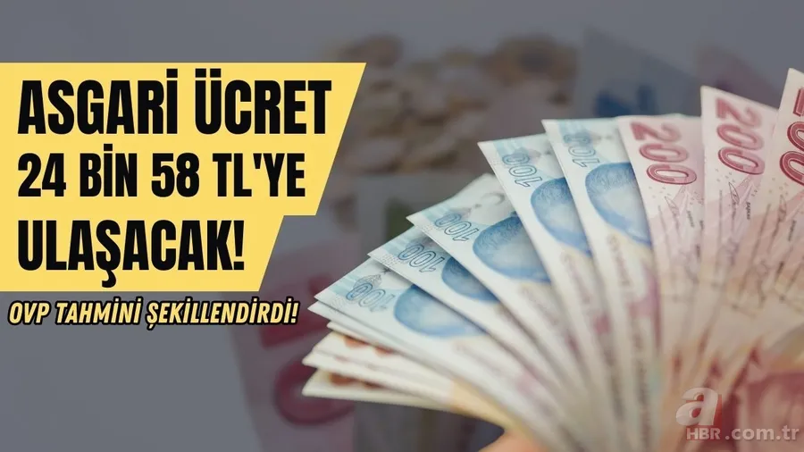 Asgari ücret 24 bin 58 TL'ye ulaşacak! OVP tahmini şekillendirdi: Ocakta... 1