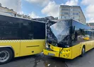 2 İETT otobüsü çarpıştı: 1 yolcu yaralı