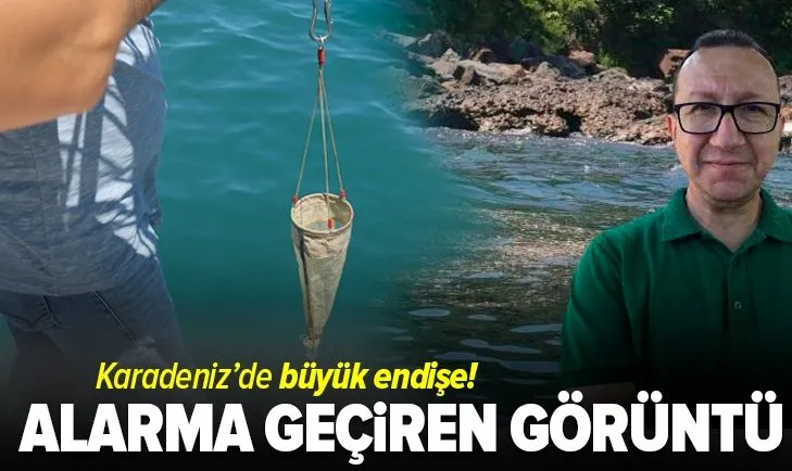 Karadeniz’deki kirlilikte ’müsilaj’ endişesi! Alarma geçiren görüntü: Numune alındı