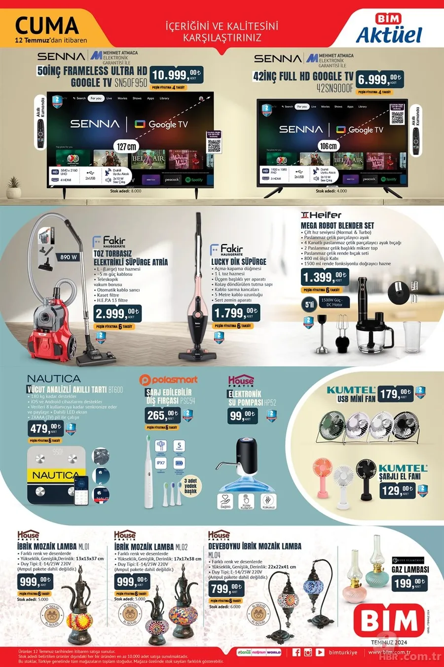 BİM'de bu hafta Bisiklet 3.999 TL, Dik Süpürge 1.799 TL, PS4 SLIM 11.999 TL... BİM'de 12 Temmuz indirim kataloğu yayınlandı! 7
