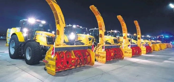 İstanbul Havalimanı’nda kış tatbikatı