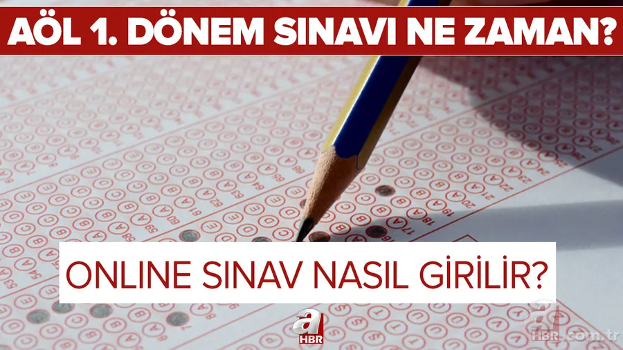 Açık lise öğrencileri dikkat! 2021 AÖL 1. dönem sınavı ne zaman yapılacak? AÖL online sınava nasıl girilir? 1
