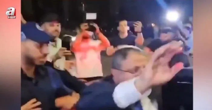 Siyonist İsrailli Bakan Ben Gvir’e İsrailliler saldırdı! O anlar kamerada...