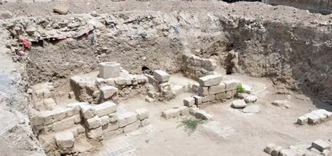 İnşaat alanında Geç Roma dönemine ait ’villa’ bulundu