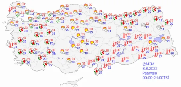 1659711922880.png Meteoroloji'den su baskını ve sel uyarısı! Çok sayıda ilde sağanak yağış bekleniyor! Güncel 5 günlük hava durumu - 6
