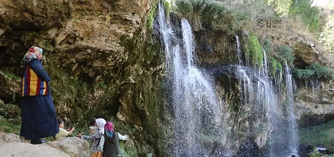 Değirmenaltı Şelalesi sesi ve görüntüsüyle mest ediyor!