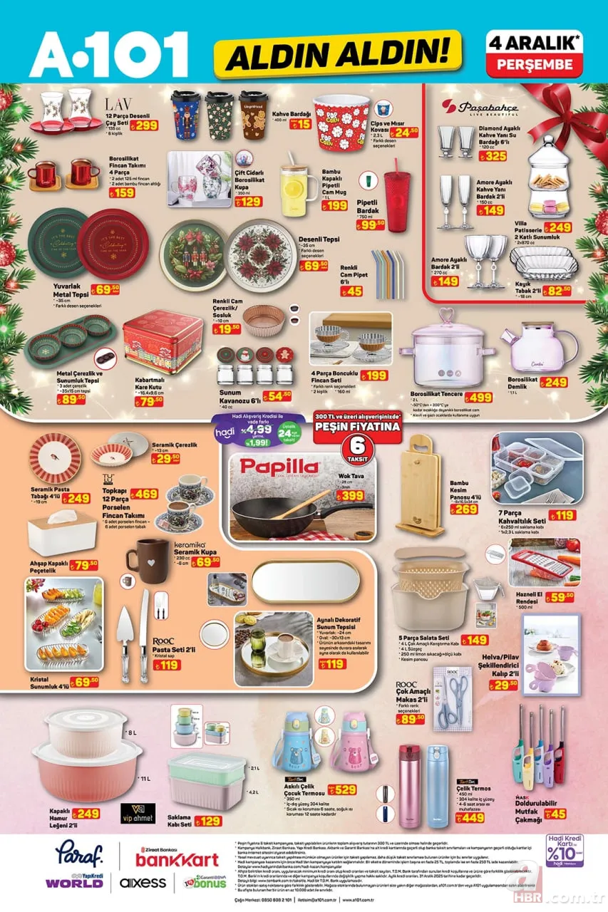 A101’de Yılbaşı hazırlıkları başladı! 4 Aralık’ta hangi ürünler indirimde? 13