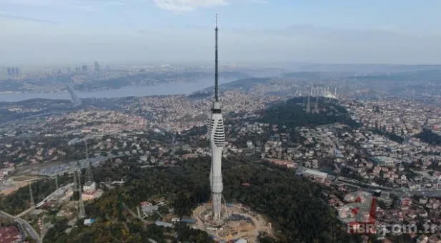 Çamlıca Kulesi'nde geri sayım başladı! Son parçaları yerleştiriliyor... 3