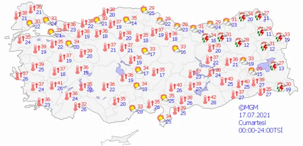 1626365494319.png Meteoroloji Genel Müdürlüğünden son dakika Kurban Bayramı uyarısı! İstanbul Ankara İzmir hava durumu - 5