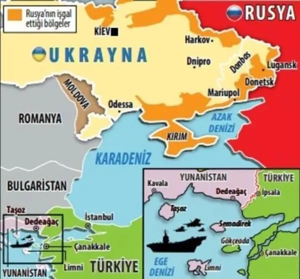 Batı'dan Rusya hamlesi! Ege'de nöbet başladı! Savaş uçakları ve askeri gemiler teyakkuz halinde - 2