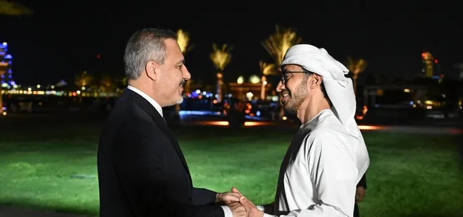 Dışişleri Bakanı Fidan BAE’de! Mevkidaşı Al Nahyan ile görüştü