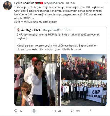 Son dakika: CHP ve HDP’den İzmir’de ortak miting! Tepki yağıyor: CHP, HDP’ye dönüşüyor