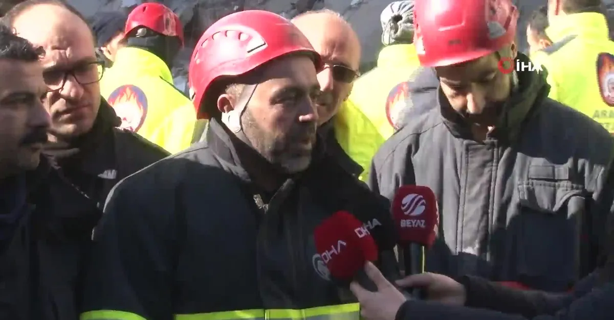 Elazığ depreminde kurtarma çalışmalarına katılan itfaiye erinden duygulandıran sözler