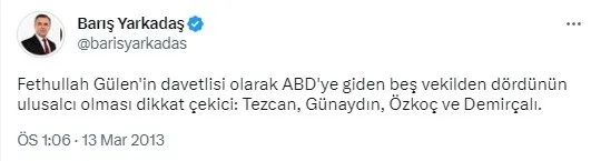 FETÖ davetlisi Engin Özkoç aynaya da bakmıyor! Fondaş Barış Yarkadaş yıllar önce ifşaladı! ABD’de FETÖ’ye yapılan ziyaret...