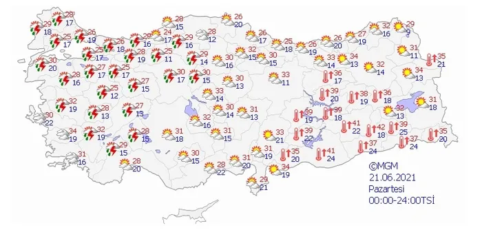 Son dakika: Meteoroloji'den son dakika uyarısı! İstanbul ve Trakya... (Türkiye geneli 5 günlük hava durumu haritası) - 5