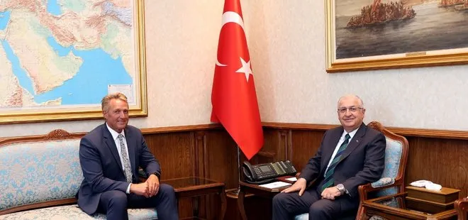Milli Savunma Bakanı Yaşar Güler ABD’nin Ankara Büyükelçisi Flake’i kabul etti