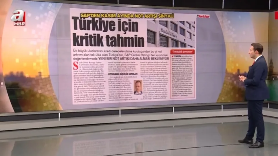 S&P’den kasım ayında not artış sinyali!