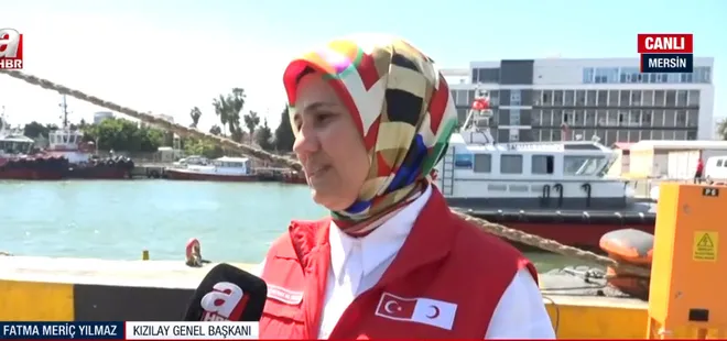 Türkiye’den Gazze’ye yeni yardım sevkiyatı! Yardımlar içeriye girebiliyor mu? Kızılay Genel Başkanı Fatma Meriç Yılmaz A Haber’de anlattı