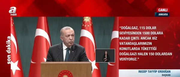 Son dakika: Kabine toplantısı sonrası Başkan Erdoğan’dan flaş açıklamalar