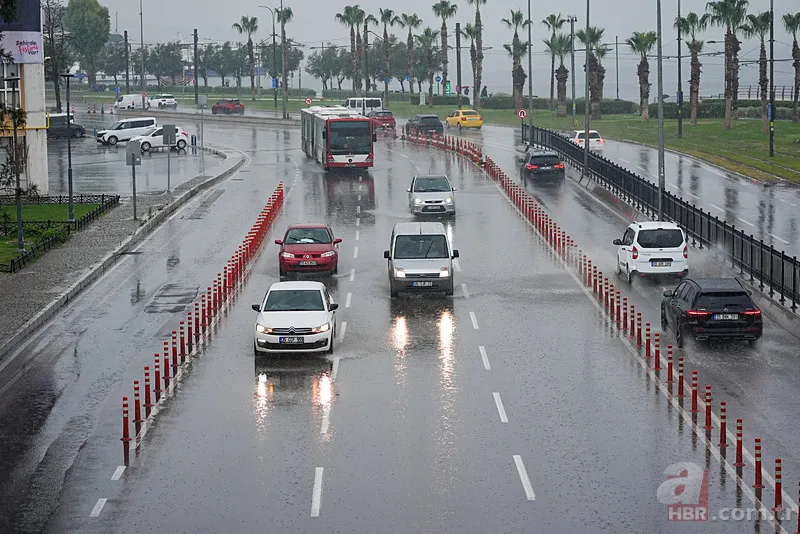 Şemsiyeleri hazır tutun! Meteoroloji 7 il için sarı kodlu uyarı yaptı: Lodos ve Arktik hava bir arada geliyor! Ege ve Marmara’da... 7