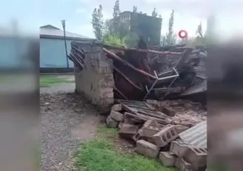 Iğdır'da sağanak yağış yıkıma neden oldu