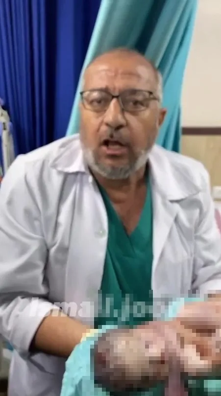 Siyonistlere karşı anne karnında yaşam mücadelesi! Şehit annesinin karnından çıkartıldı