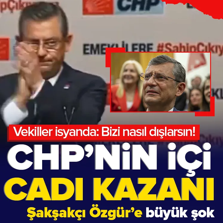 CHPnin içi cadı kazanı gibi