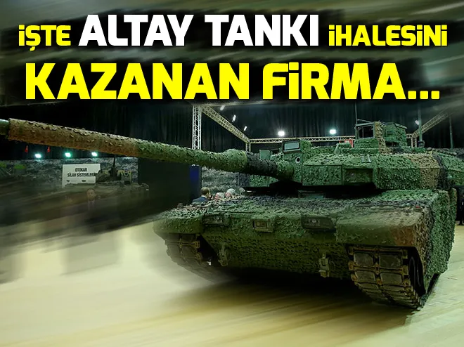 Altay tankında flaş gelişme!