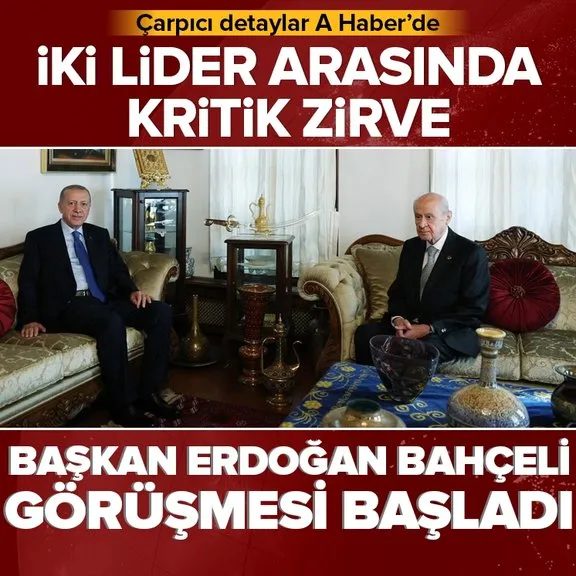 Son dakika | Başkan Erdoğan Bahçeli görüşmesi başladı! Masada hangi konular var? İşte detaylar