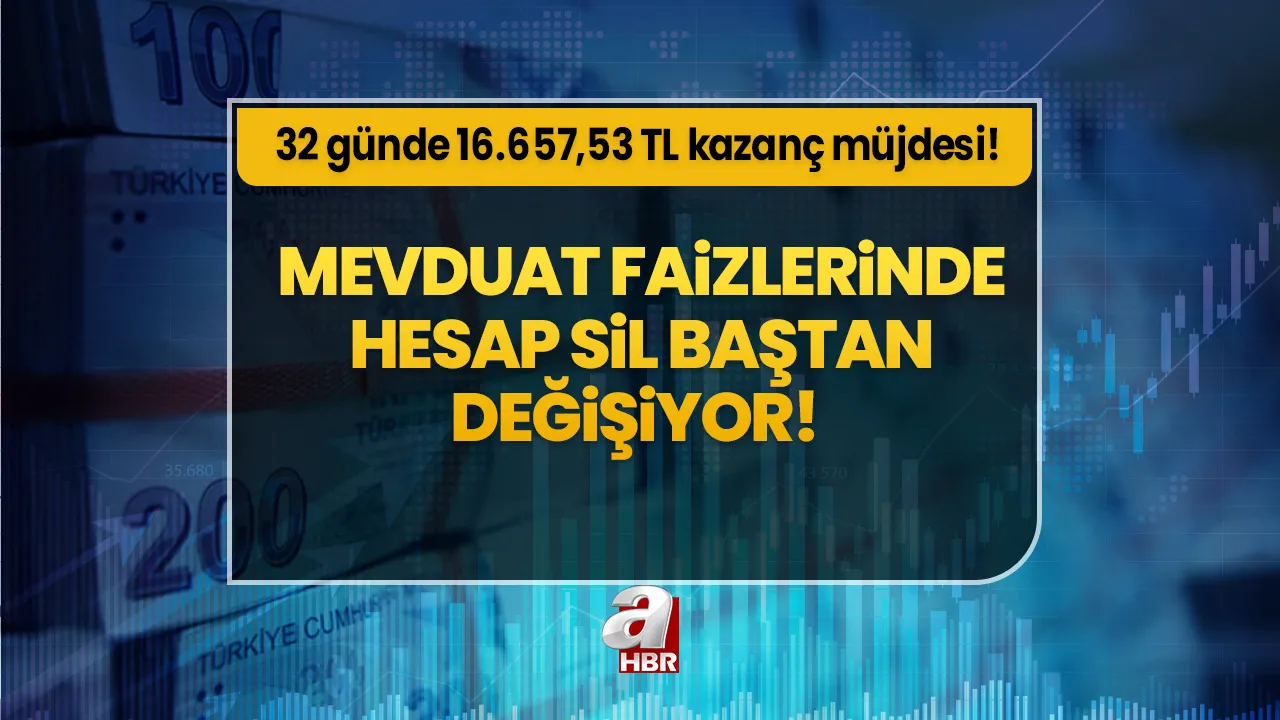 Bugün saat 14.00'de dananın kuyruğu kopacak! Mevduat faizlerinde hesap sil baştan! 32 günde 16.657,53 TL kazanç müjdesi!