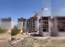 Elazığ’da inşaatta yangın