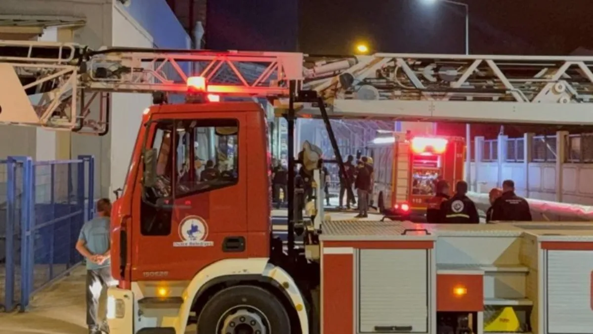 Düzce OSB'de yangın paniği! Maddi hasar oluştu