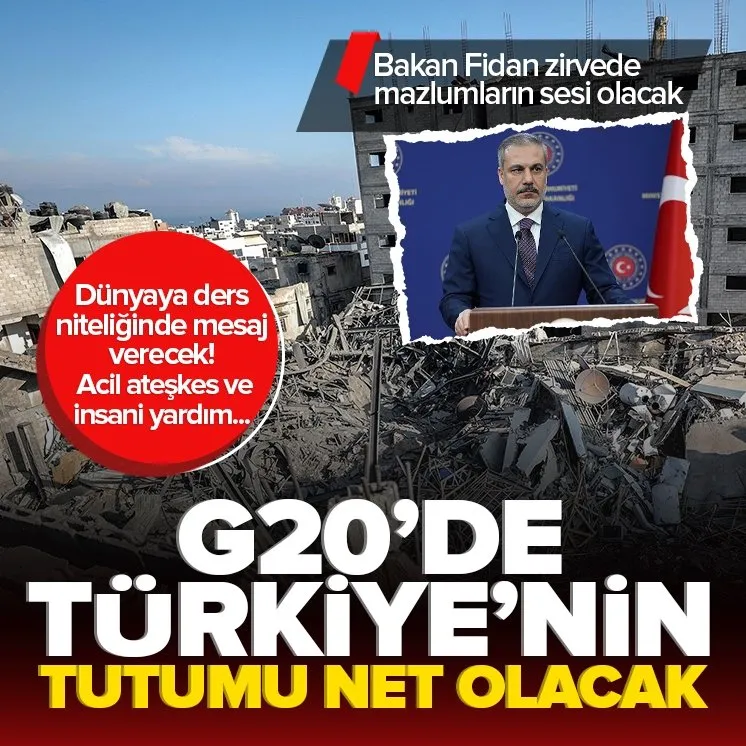 G20’de Türkiye’nin tutumu net olacak